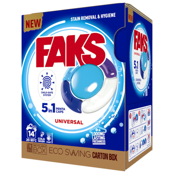FAKS Universal kapsule za rublje 14kom 0