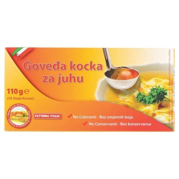 FATTORIA Italia goveđa kocka za juhu 110g 0