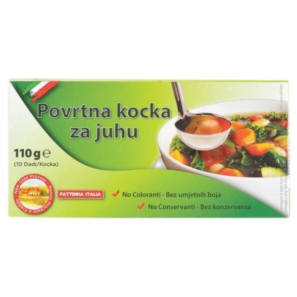 FATTORIA Italia povrtna kocka za juhu 110g 0