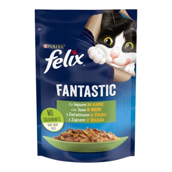 FELIX Fantastic hrana za mačke zec 85g 0