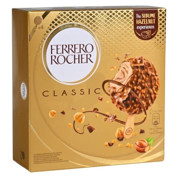 FERRERO ROCHER Classic sladoled štapić multipack 4x70ml 0