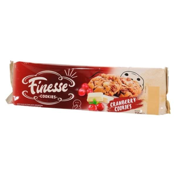 FINESSE keks s bijelom čokoladom i brusnicama 150g 0