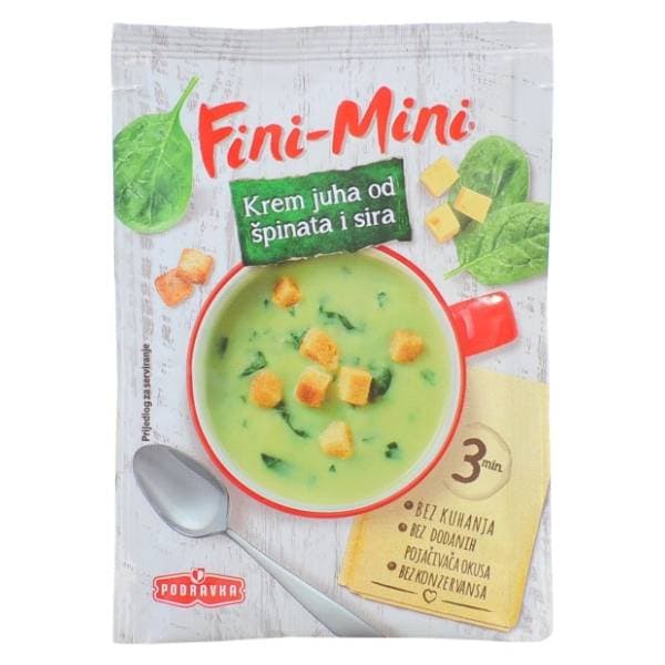 FINI-MINI krem juha od špinata i sira 23g 0