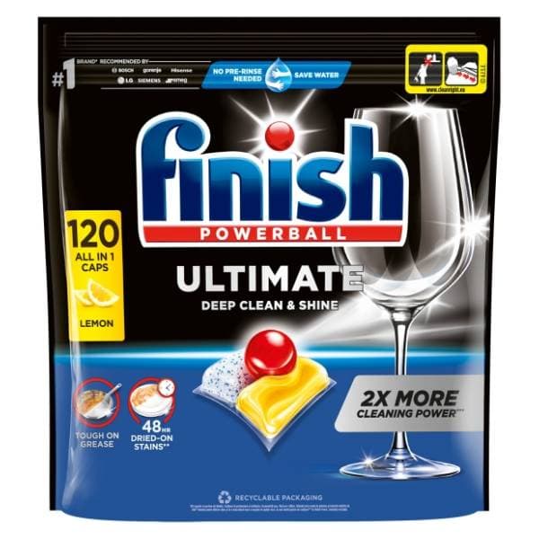 FINISH All in 1 ultimate tablete lemon 120kom 0