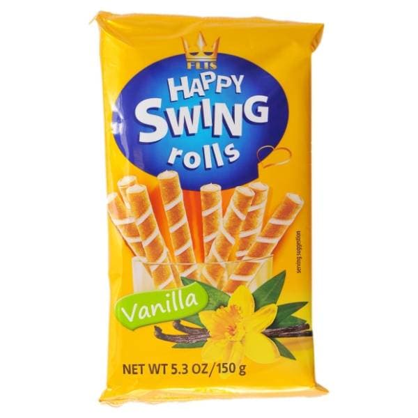 FLIS Happy Swing vafel rolice vanilla 150g 0