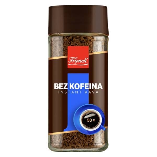 FRANCK Instant kava bez kofeina 100g 0