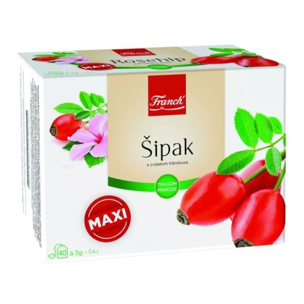 FRANCK šipak s cvijetom hibiskusa čaj 120g 0