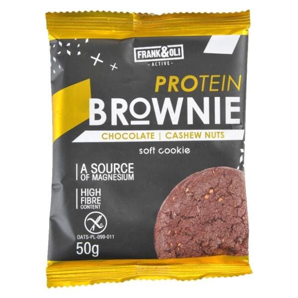 FRANK&OLI Protein brownie čokolada i indijski orah 50g 0