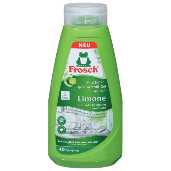 FROSCH gel za strojno pranje posuđa limeta 650ml 0