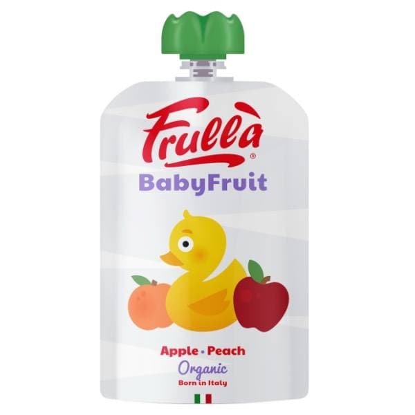 FRULLA Bio voćni pire jabuka i breskva 100g 0