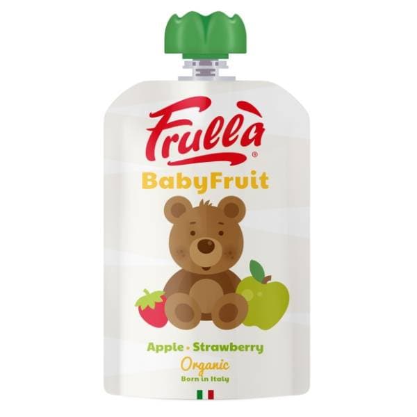 FRULLA Bio voćni pire jabuka i jagoda 100g 0