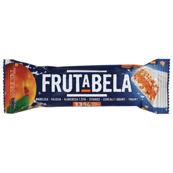 FRUTABELA žitna pločica marelica i jogurt 30g 0