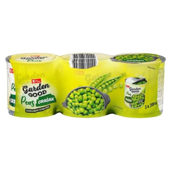 GARDEN GOOD grašak 3x130g 0