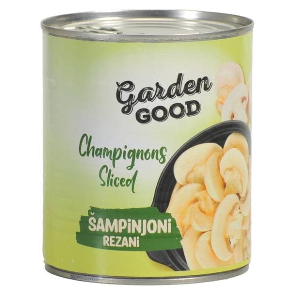 GARDEN GOOD šampinjoni rezani 460g 0