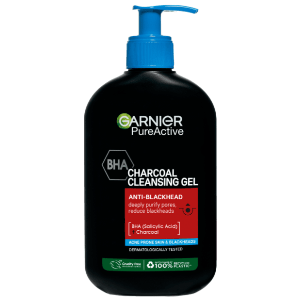 GARNIER Pure active charcoal gel za čišćenje 250ml 0