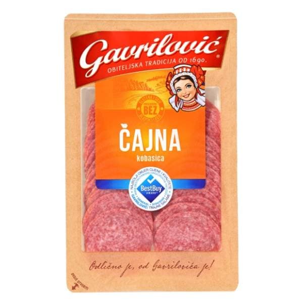 GAVRILOVIĆ čajna kobasica narezak 80g 0