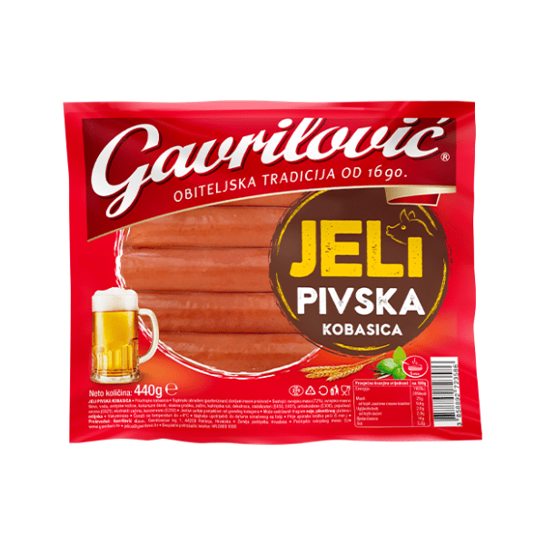 GAVRILOVIĆ Jeli pivska kobasica 440g 0