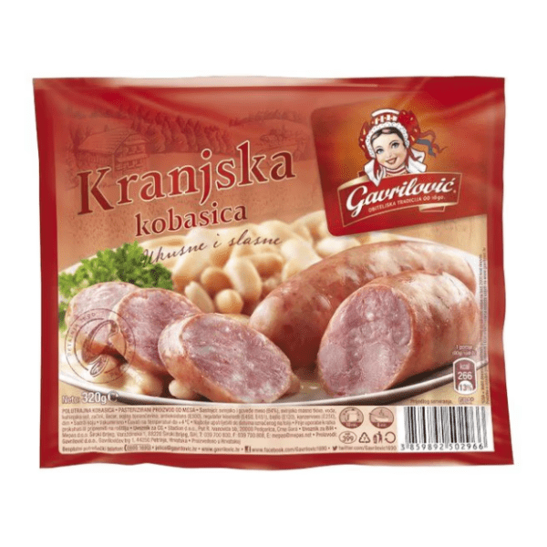 GAVRILOVIĆ Kranjska kobasica 320g 0