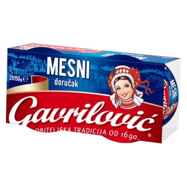 GAVRILOVIĆ Mesni doručak 2x150g 0