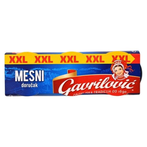 GAVRILOVIĆ Mesni doručak 3x150g XXL 0
