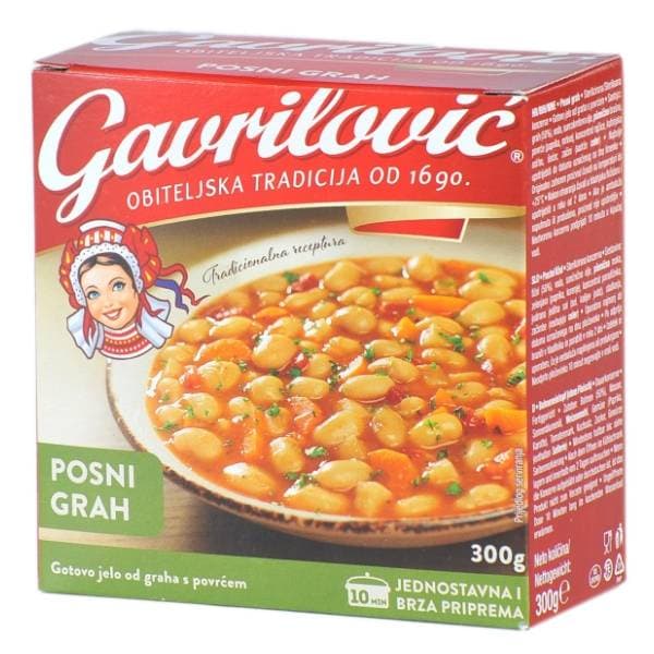 GAVRILOVIĆ posni grah 300g 0