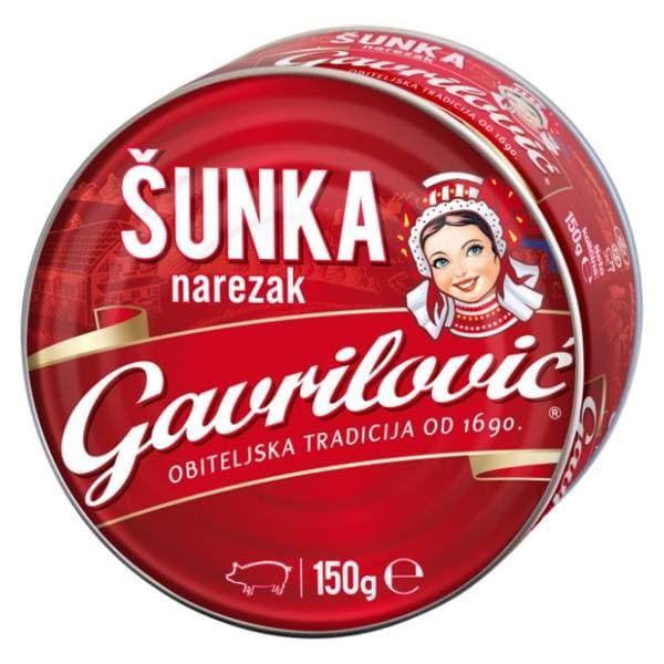 GAVRILOVIĆ šunka narezak 150g 0