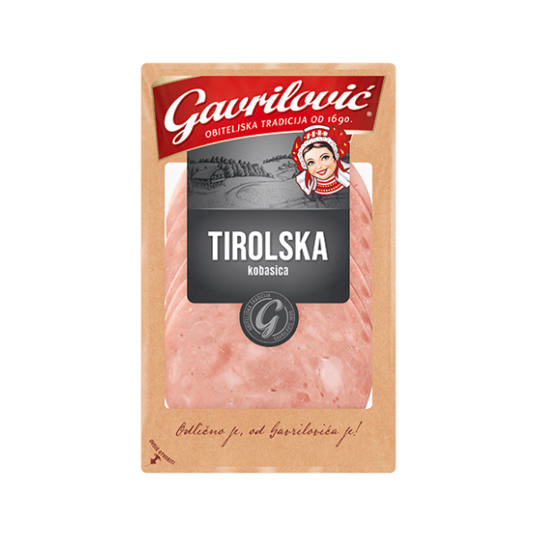 GAVRILOVIĆ Tirolska kobasica narezak 125g 0