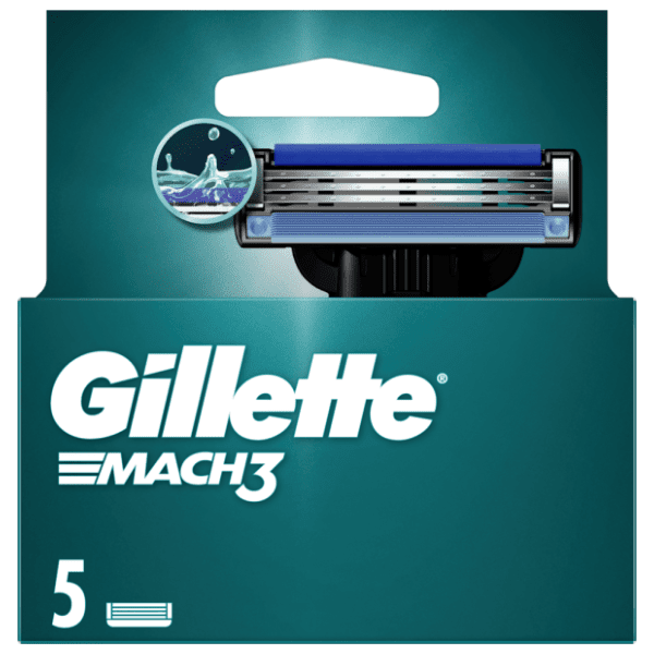 GILLETTE Mach3 patrone 5kom 0