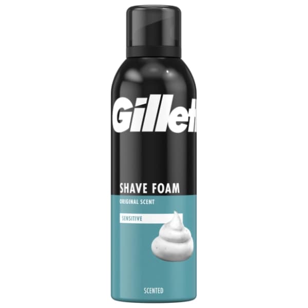 GILLETTE Sensitive pjena za brijanje 200ml 0
