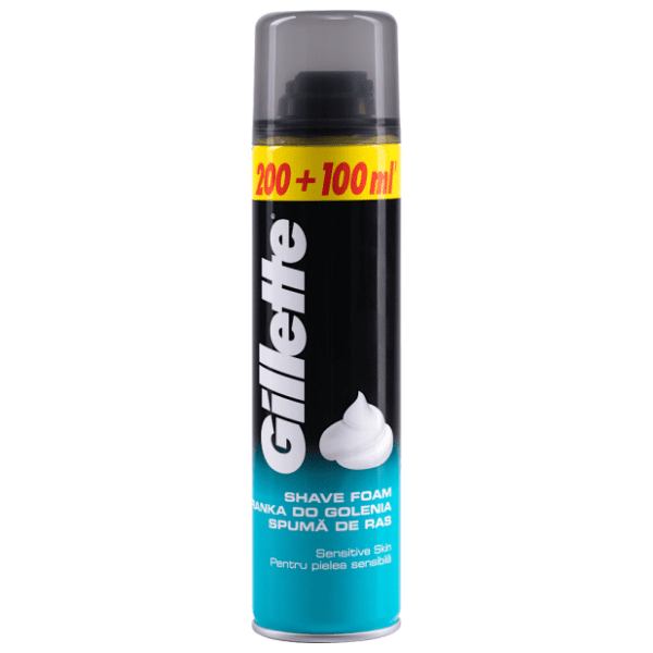 GILLETTE Sensitive pjena za brijanje 300ml 0