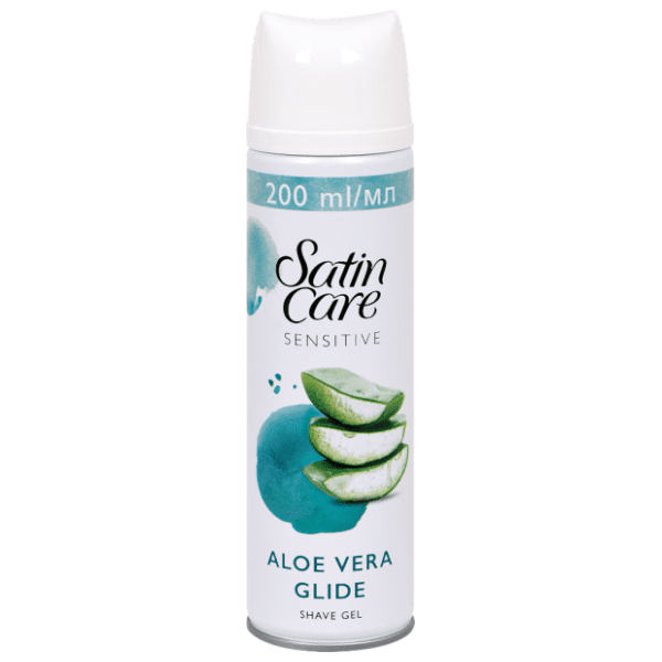 GILLETTE Sensitive skin aloe vera gel za brijanje 200ml 0