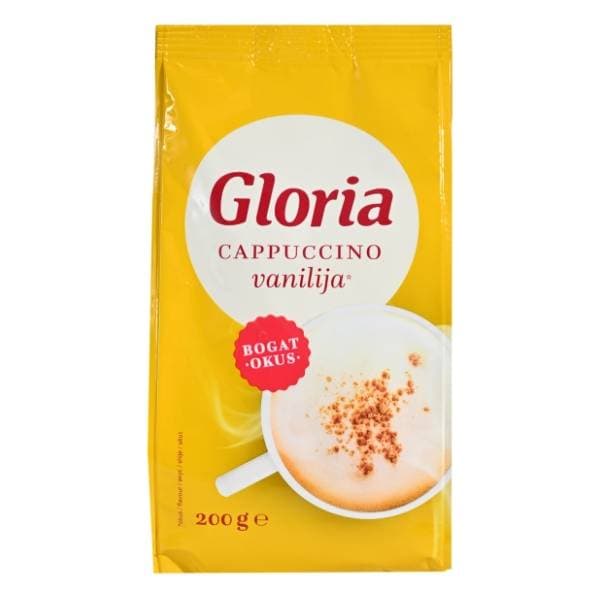 GLORIA Cappuccino vanilija instant kava 200g 0