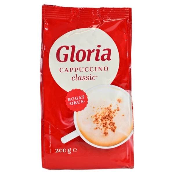 GLORIA Cappucino classic instant kava 200g 0