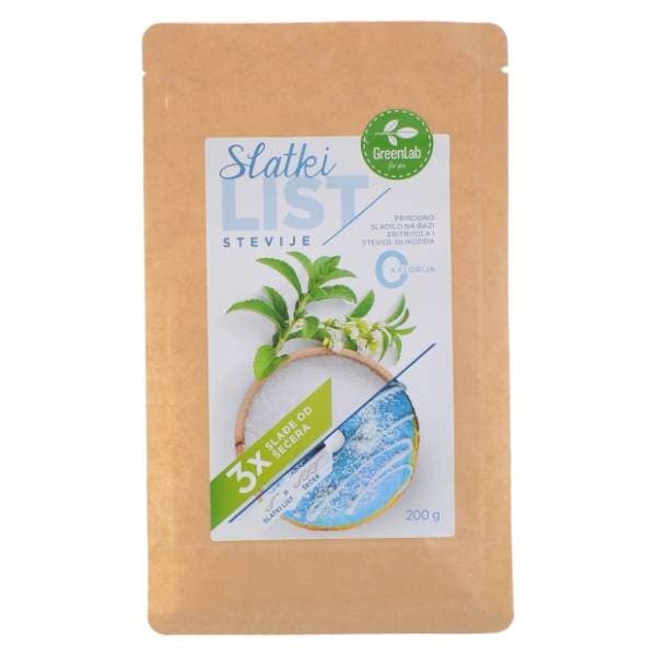 GREEN LAB slatki list stevije 200g 0