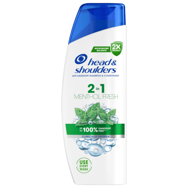 HEAD&SHOULDERS 2u1 šampon i balzam menthol fresh 330ml 0