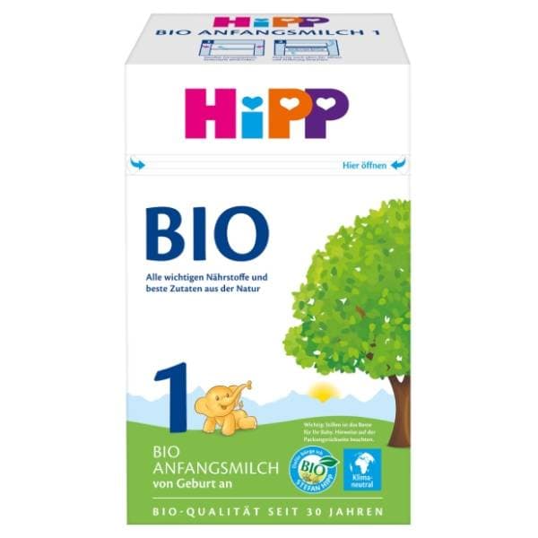 HIPP Bio 1 Početna mliječna hrana za dojenčad 600g 0
