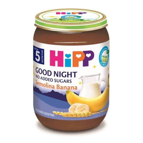 HIPP Bio good night kašica banana i gris 190g 0