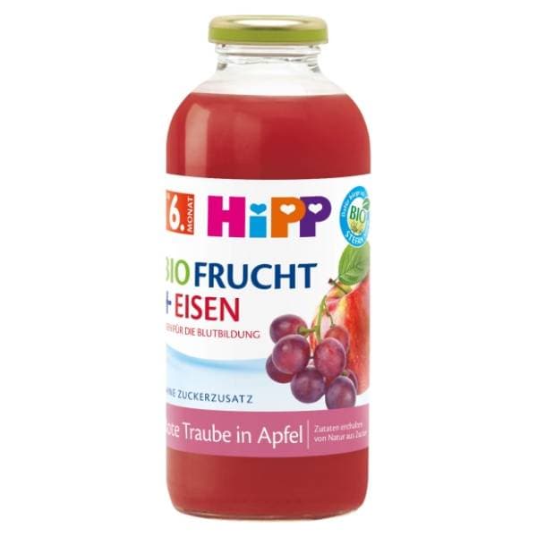 HIPP Bio sok jabuka i crno grožđe 500ml 0