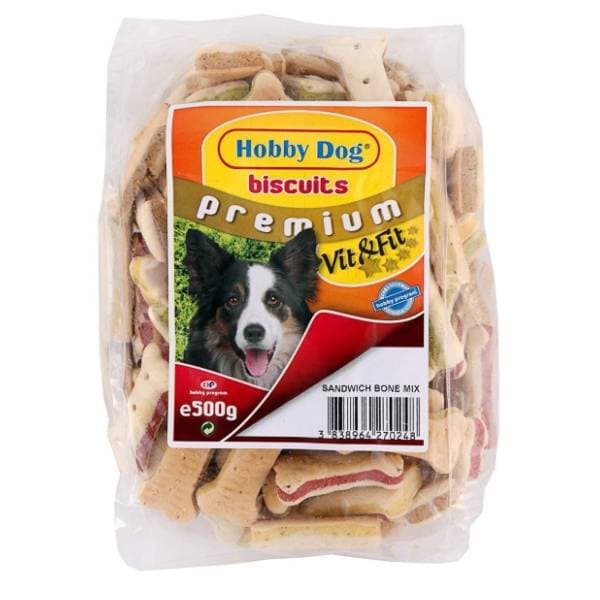 HOBBY DOG Premium poslastica za pse keksi 500g 0