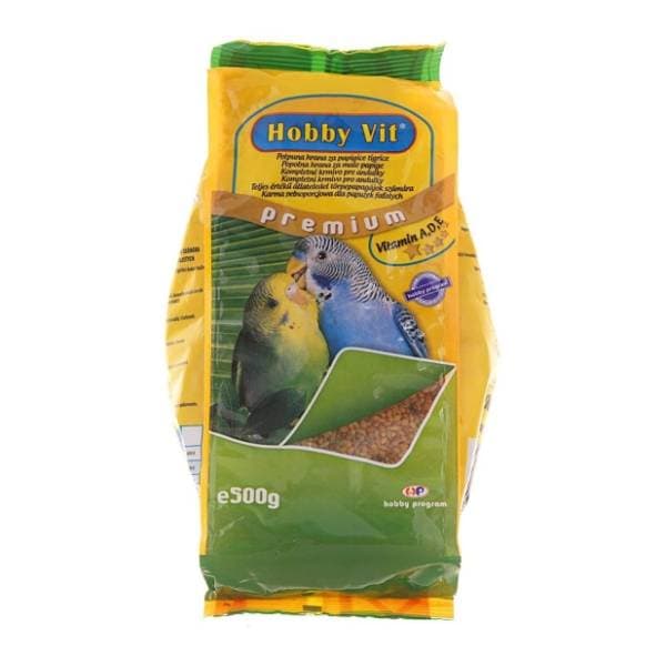 HOBBY VIT Premium hrana za papige tigrice 500g 0