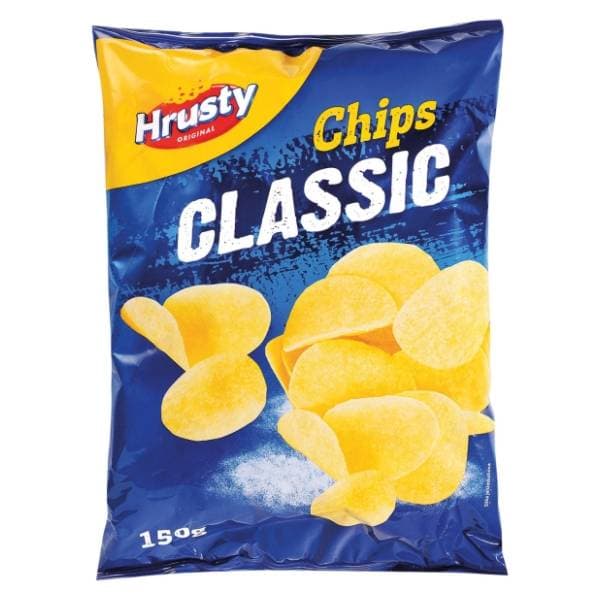 HRUSTY Classic čips slani 150g 0