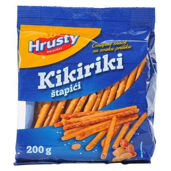 HRUSTY štapići kikiriki 200g 0
