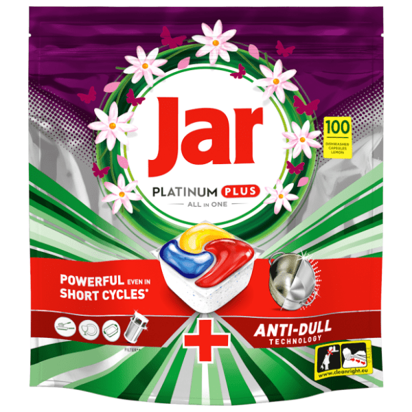 JAR Kapsule za strojno pranje posuđa Plat.100/1 0
