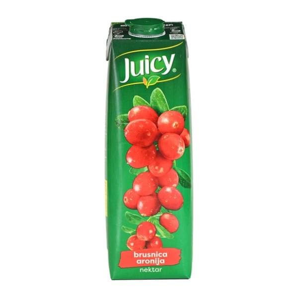 JUICY Nektar brusnica aronija sok 1l 0