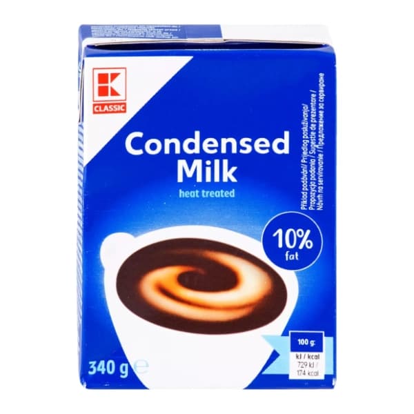 K-CLASSIC kondenzirano mlijeko 10%mm 340g 0