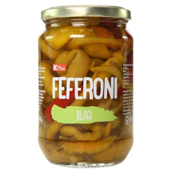 K PLUS feferoni blagi 280g 0