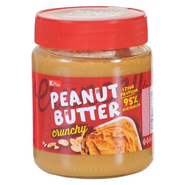 K PLUS maslac od kikirikija crunchy 350g 0