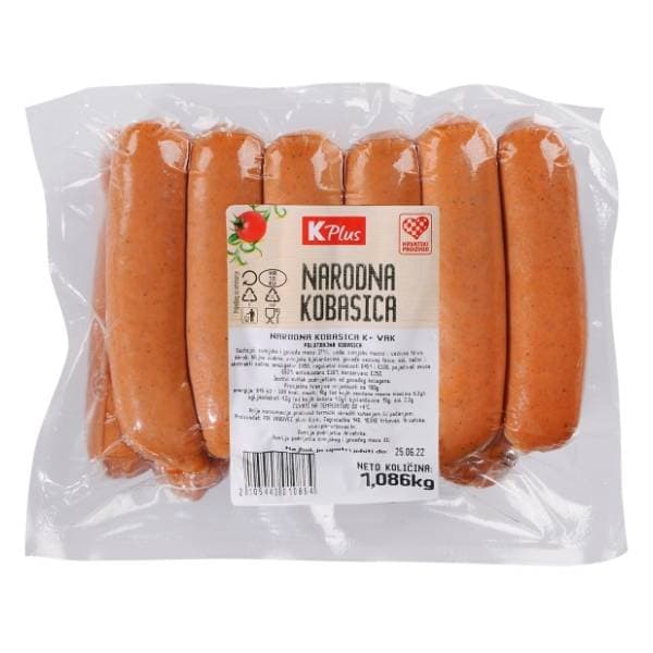 K PLUS narodna kobasica 1kg 0