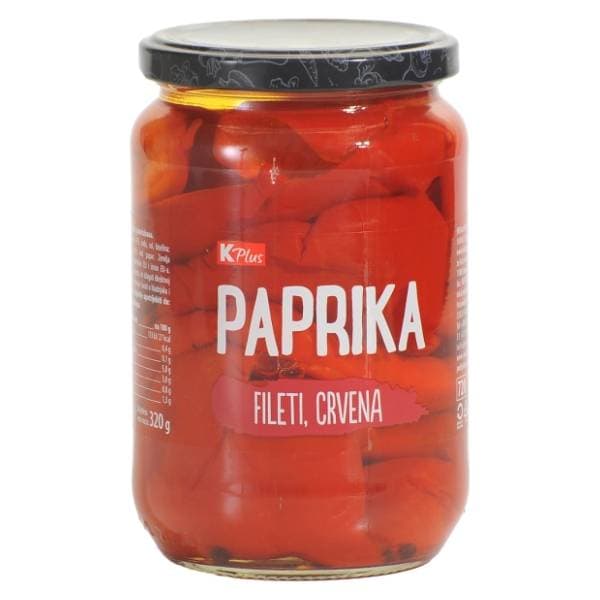K PLUS paprika crvena fileti 320g 0