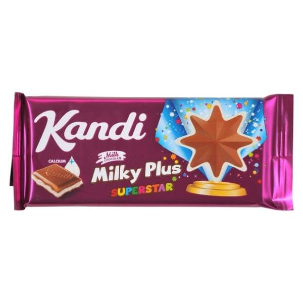 KANDIT Milky Plus mliječna čokolada s punjenjem 90g 0